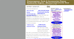 Desktop Screenshot of pianoorganoz.com